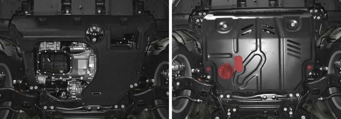 Защита стальная АвтоБроня для картера и КПП на Lexus NX 200 (Z10/15) фото 2
