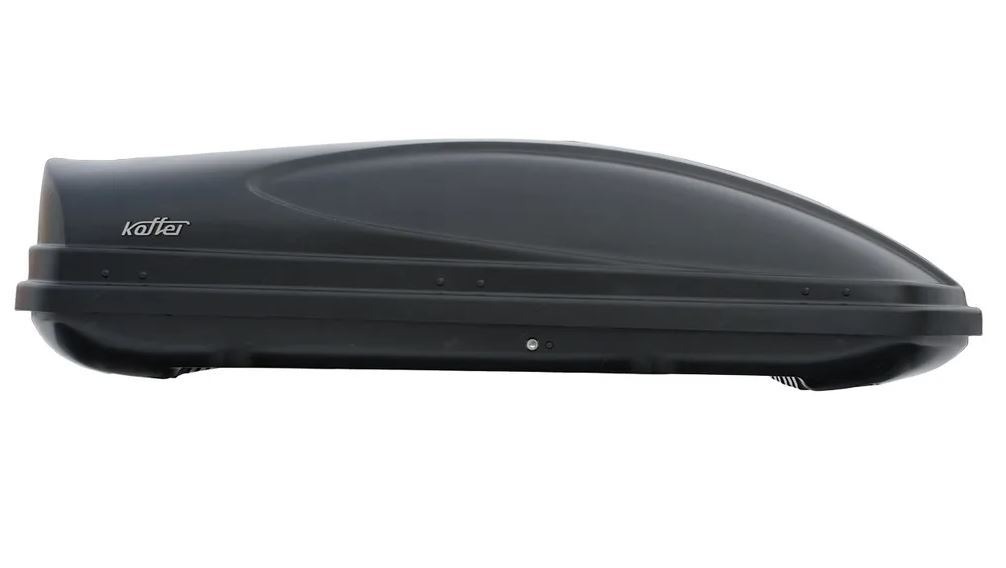 Бокс на крышу Koffer А-430 чёрный матовый фото 2