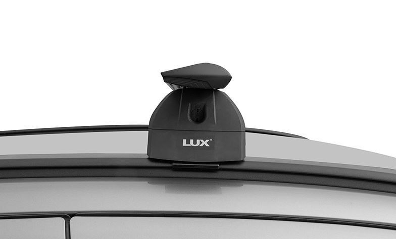 Багажник в штатные места установки Lux БК2 крыловидные черные дуги фото 3