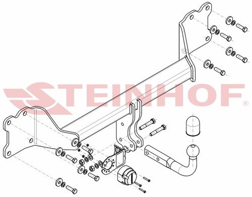 Фаркоп Steinhof для Audi Q7