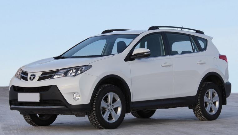 Рейлинги на крышу АПС серебристые для Toyota RAV4 (XA40) фото 3