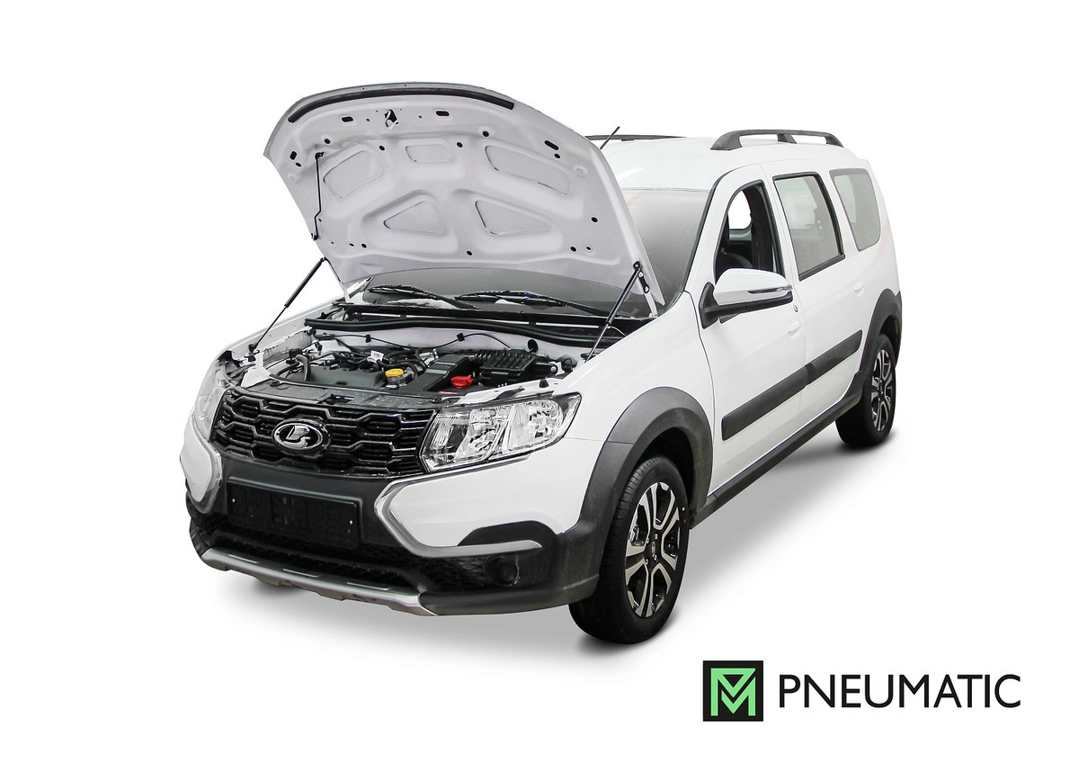 Комплект упоров капота Pneumatic на Lada Largus (R90 рестайлинг) фото 2