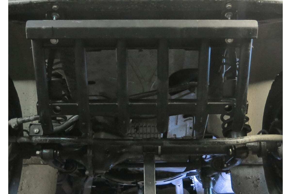 Защита стальная АвтоБроня для рулевых тяг из трубы на UAZ Hunter (31519) фото 3