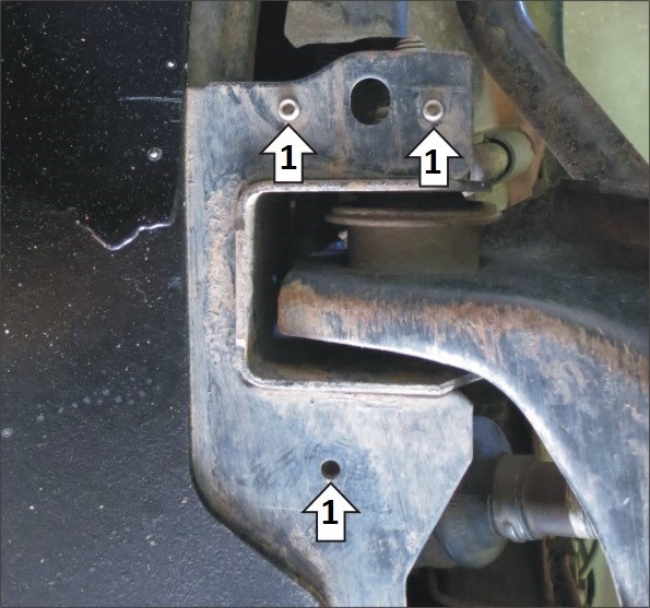 Защита датчика для сайлент-блоков Motodor на Renault Duster фото 4