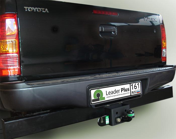 Фаркоп Лидер-Плюс для Toyota Hilux (4WD) (N2) с задним силовым бампером фото 2