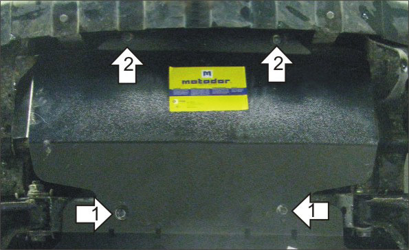 Защита алюминиевая Мотодор для радиатора на Great Wall Wingle 5/Hover/Hover H5/Safe фото 3