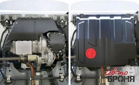 Увеличенная защита стальная АвтоБроня для картера и КПП на Datsun mi-DO/ on-DO и Lada Granta/ Kalina фото 3