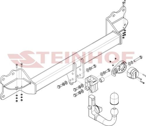 Фаркоп Steinhof для Volkswagen Touareg