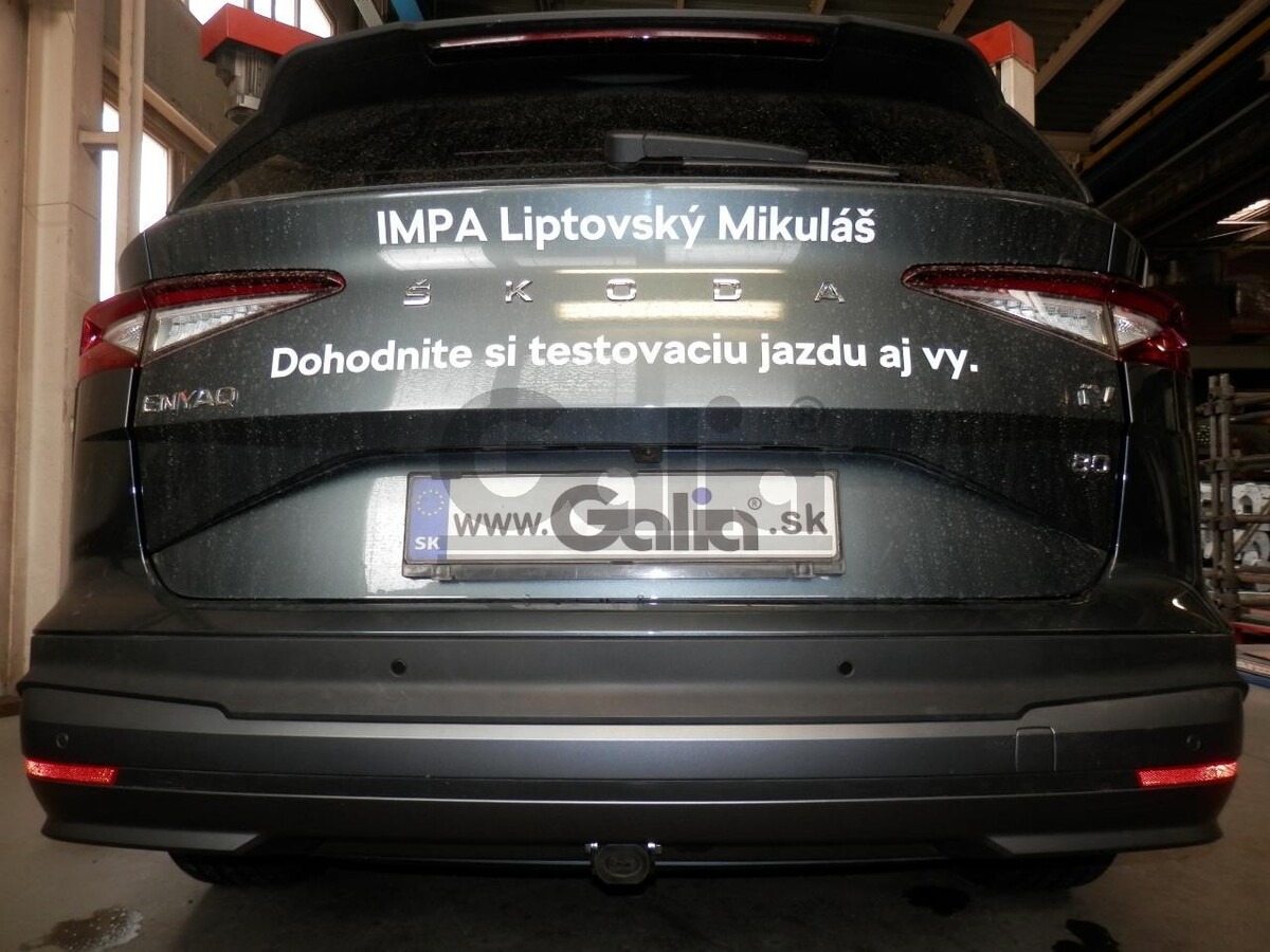 Фаркоп полностью оцинкованный Galia на Skoda Enyaq и Volkswagen ID.4 фото 3