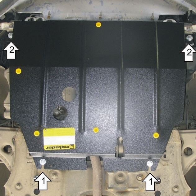 Защита стальная Мотодор для картера двигателя, КПП на Opel Corsa фото 2