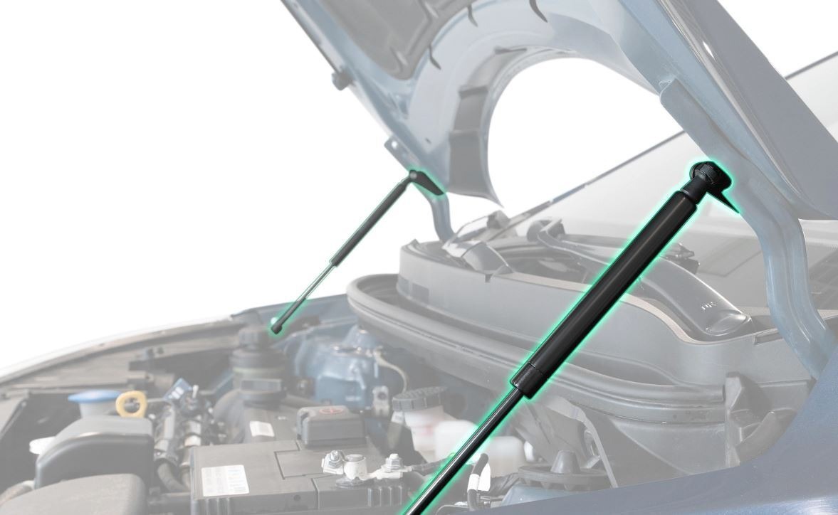 Комплект упоров капота Pneumatic на Kia Rio (QB)