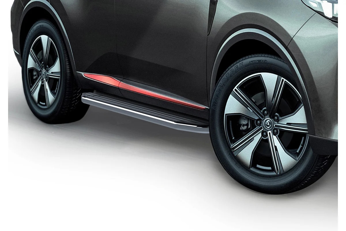 Порог-площадка Rival Premium A173ALP c комплектом крепежа для Changan CS55 Plus (2 поколение) и UNI-S (1 поколение) фото 3