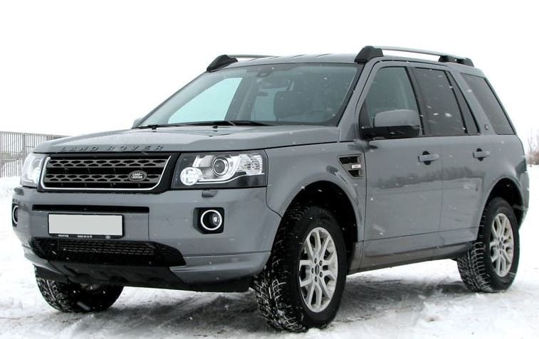 ​Рейлинги на крышу АПС черные для Land Rover Freelander (L359) фото 2