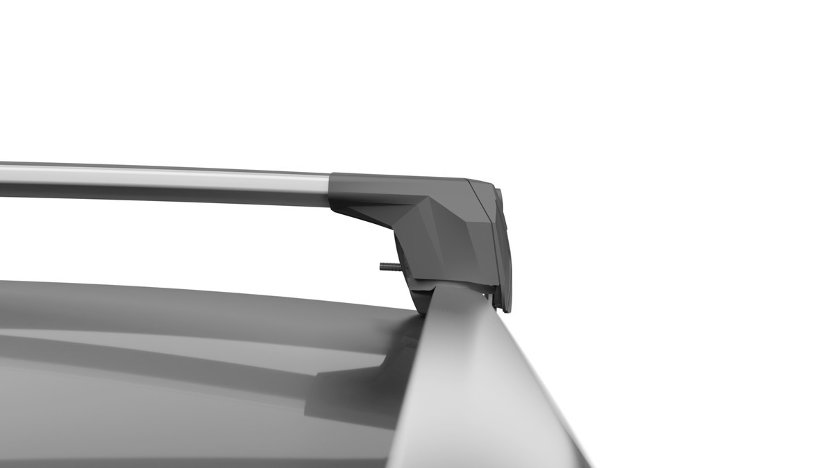Багажник на интегрированные рейлинги Lux Scout-2 Актив аэродинамические черные дуги фото 6