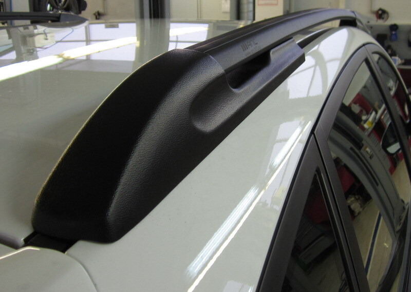 Рейлинги на крышу АПС черные для Hyundai Solaris (RB) фото 8