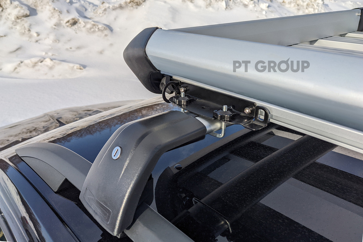 Грузовая Багажник-корзина алюминиевая с прямым бортом универсальная PT Group  1290х990 фото 5