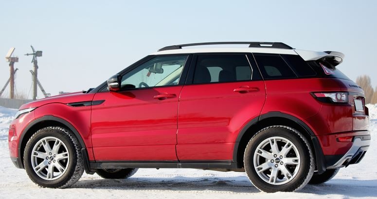 Рейлинги на крышу АПС серебристые для Land Rover Evoque (L538) фото 4