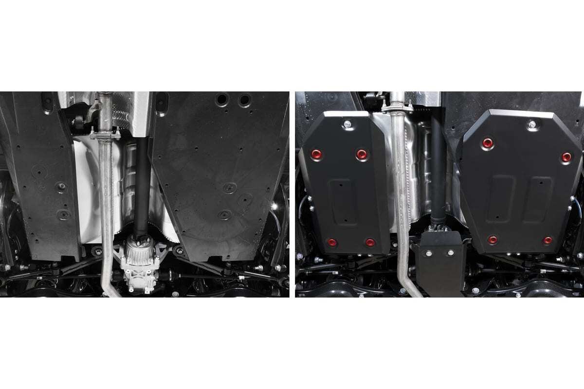 Защита стальная АвтоБроня для топливного бака на Lexus NX (AZ20) и Toyota Rav4 (XA50) фото 4