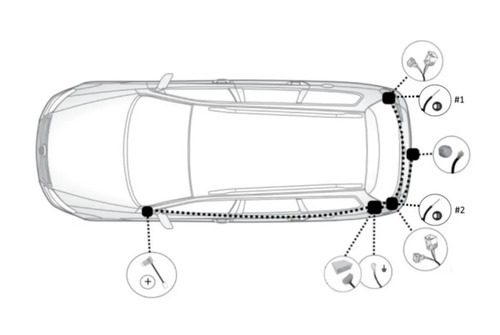 Штатная электрика фаркопа TowRus для Ford Explorer (U502)​ -7pin