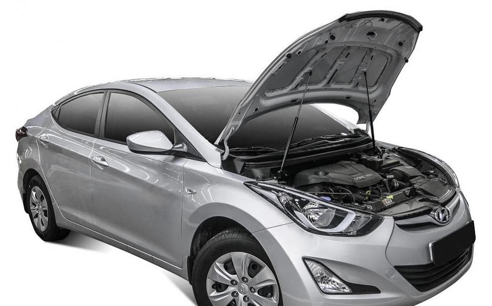 Комплект упоров капота АвтоУпор для Hyundai Elantra (MD рестайлинг) фото 2