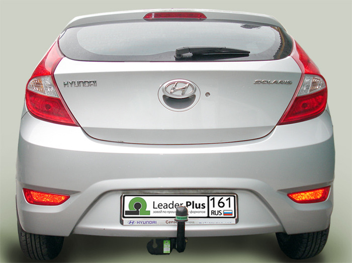 Фаркоп Лидер-Плюс для Hyundai Solaris и Kia Rio седан/хетчбэк фото 3