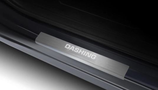 Комплект накладок на дверные пороги AutoMax для Jetour Dashing с гравировкой Dashing фото 2