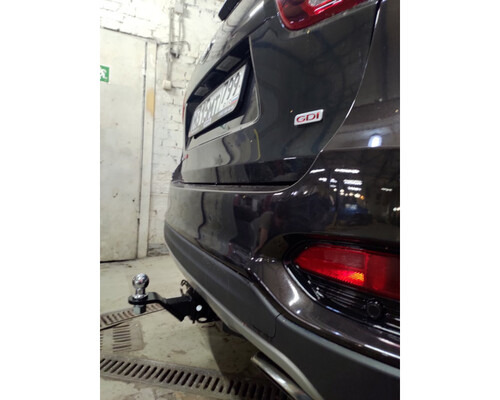 Фаркоп Бизон с антистуком для Kia Sorento Prime (UM) и Hyundai Santa Fe (TM)​