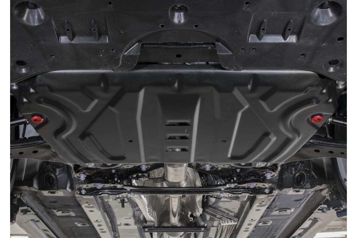 Увеличенная защита стальная АвтоБроня для картера и КПП на Toyota Camry (XV70) и Lexus ES (XV70) фото 3