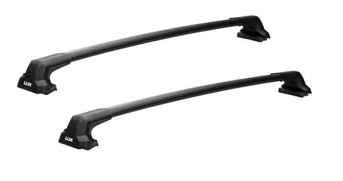 Багажник в штатные места Lux City крыловидные черные дуги