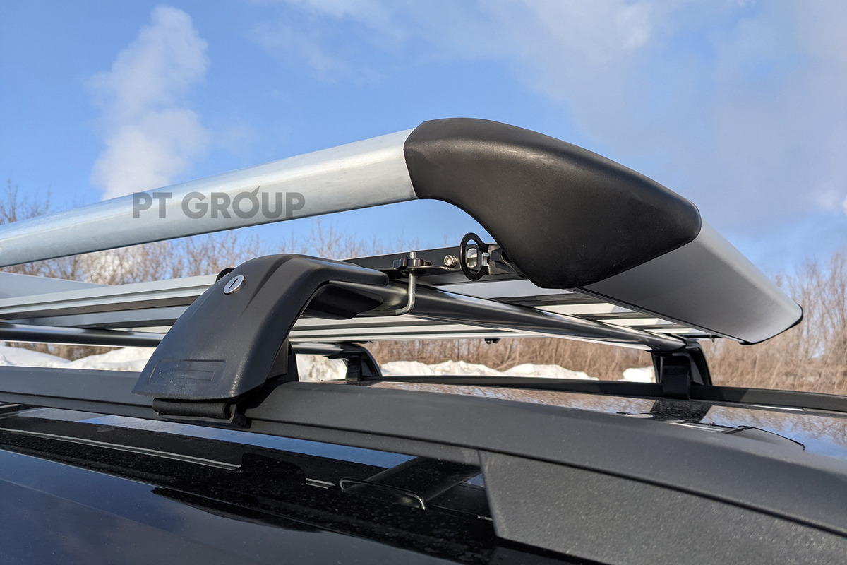 Грузовая Багажник-корзина алюминиевая с прямым бортом универсальная PT Group  1290х990 фото 4