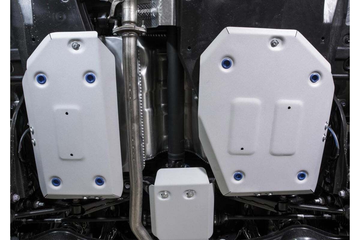Защита алюминиевая Rival для топливного бака на Toyota RAV4 (XA50) и Lexus NX (AZ20) фото 3