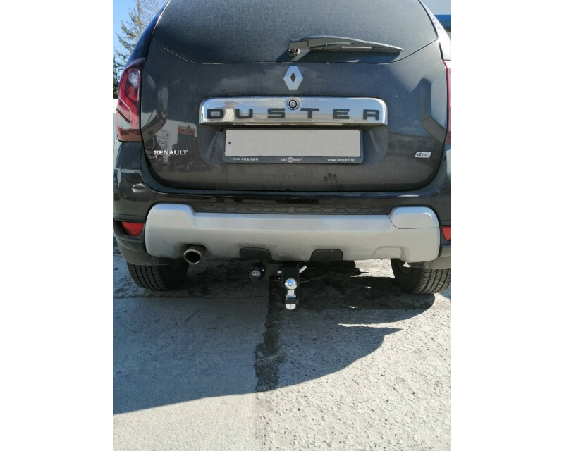 Фаркоп Бизон с антистуком на Renault Duster (HS)/ Kaptur и Nissan Terrano (D10)​ фото 2