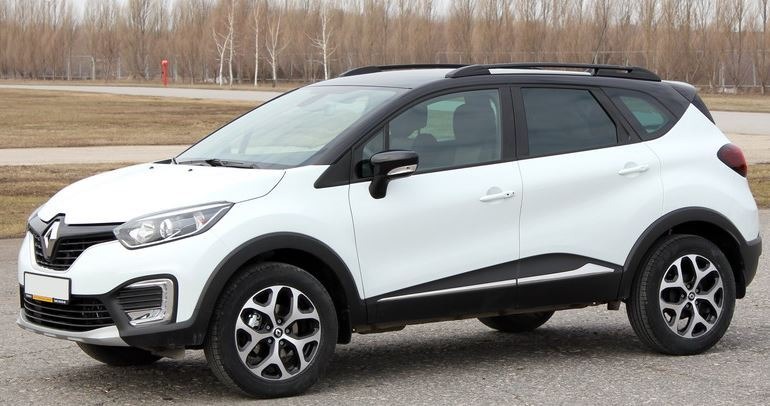 Рейлинги на крышу АПС серебристые для Renault Kaptur фото 4