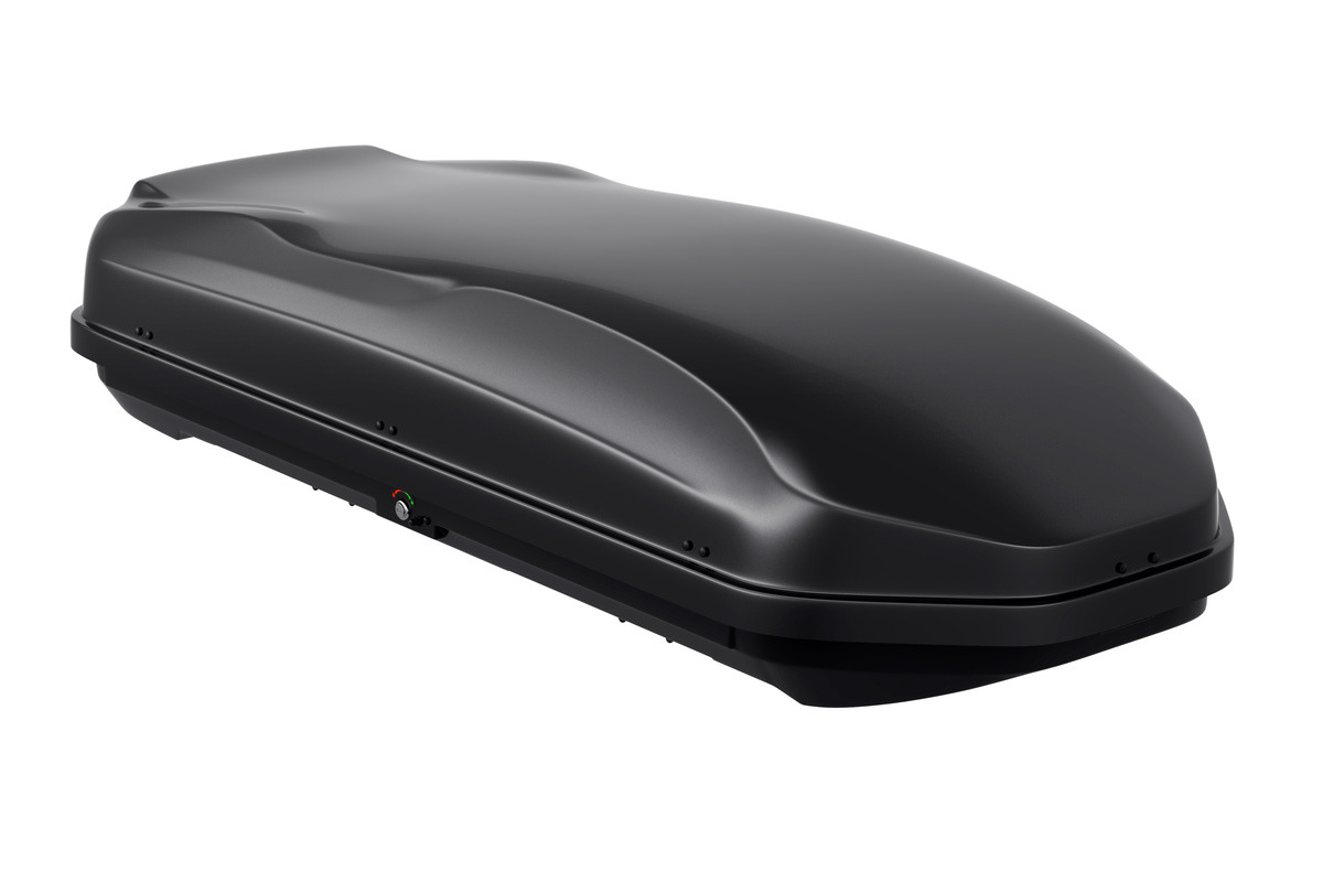 Бокс на крышу черный матовый Cybort CarGO