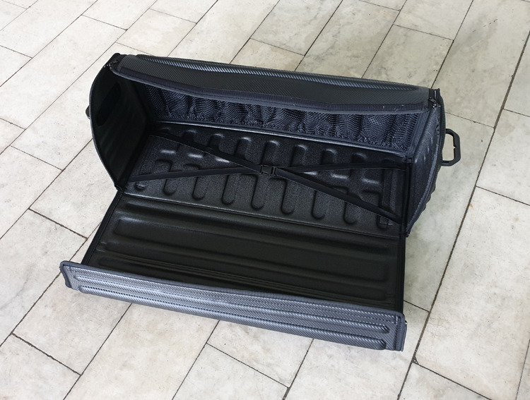 Сумка Sotra 3D Kagu Carbon в багажник большая черная фото 2