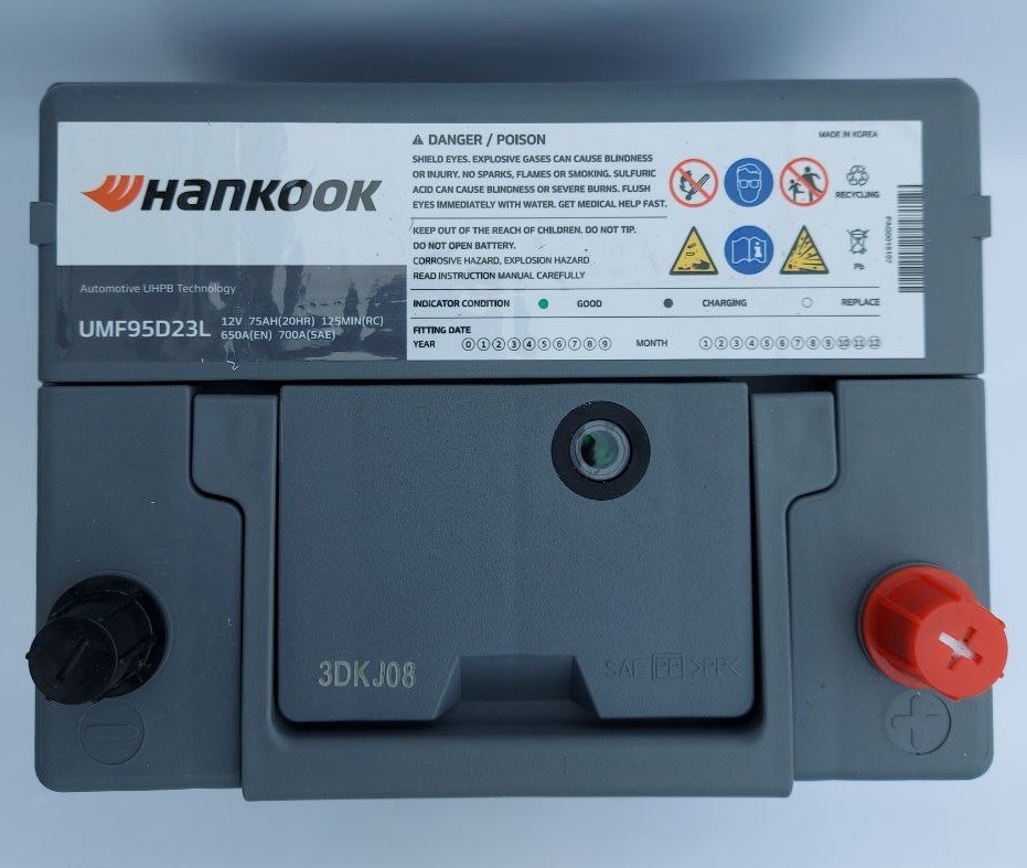 Аккумулятор Hankook 95D23L фото 2