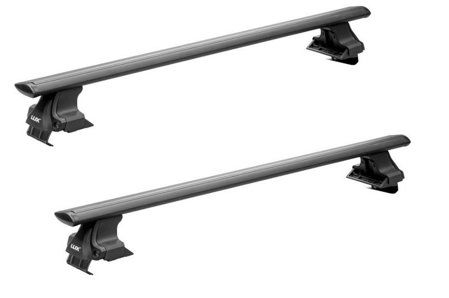 Багажник на обычную крышу Lux D-LUX 2 крыловидные черные дуги