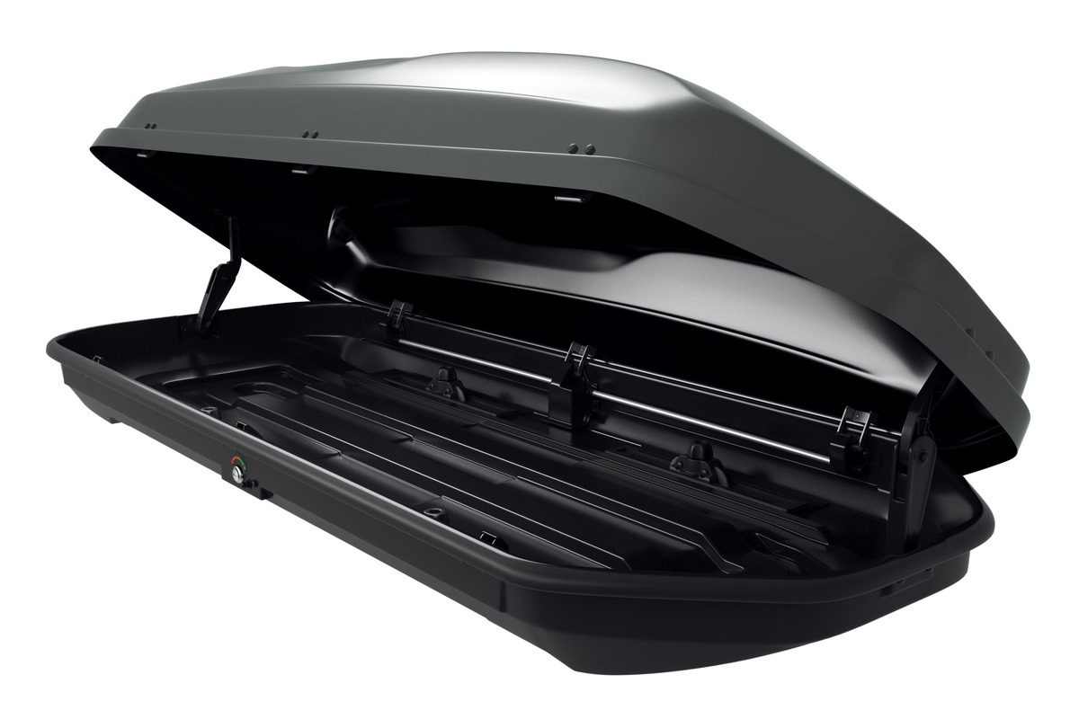 Бокс на крышу темно-серый матовый Cybort CarGO фото 8