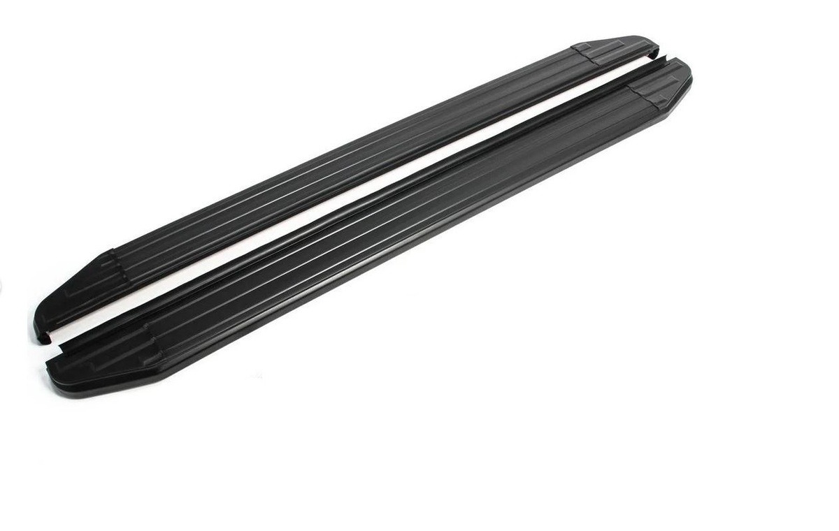 Порог-площадка Rival Premium-Black A180ALBc комплектом крепежа для Москвич 3 (DA21)​ и JAC JS4 (1 поколение) фото 5