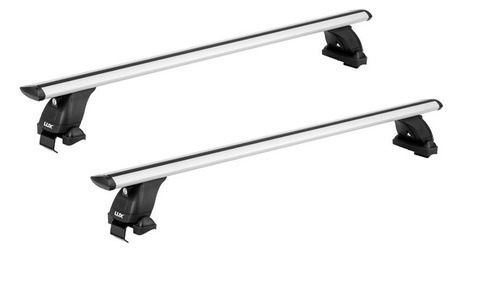 Багажник на обычную крышу Lux БК3 крыловидные серебристые дуги