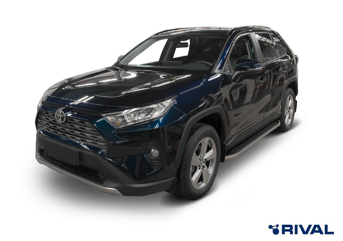 Порог-площадка Rival Premium A180ALP c комплект крепежа для Toyota RAV4 (XA50) фото 2