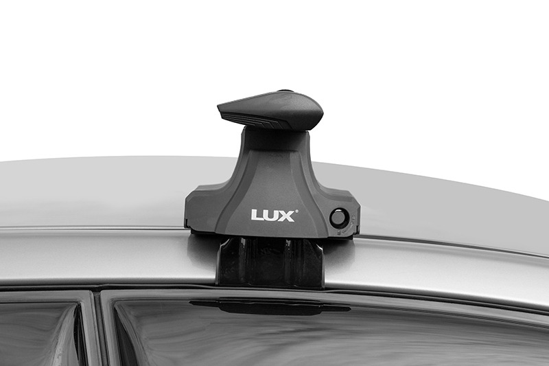 Багажник на обычную крышу Lux D-LUX 1 крыловидные серебристые дуги фото 6