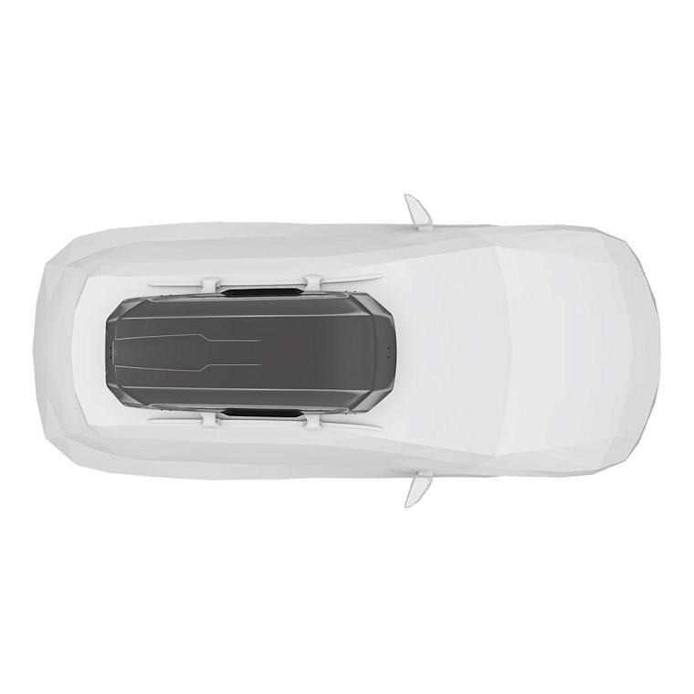 Бокс на крышу Thule Motion 3 L титановый глянцевый фото 4