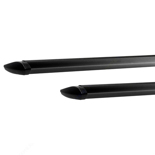 Комплект черных крыловидных дуг Lux аэро-тревэл 1100мм
