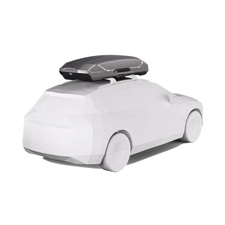 Бокс на крышу Thule Motion 3 XL титановый глянцевый фото 3