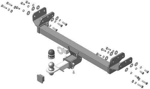 Фаркоп Motodor с оцинкованным шаром для Omoda C5 (1 поколение)