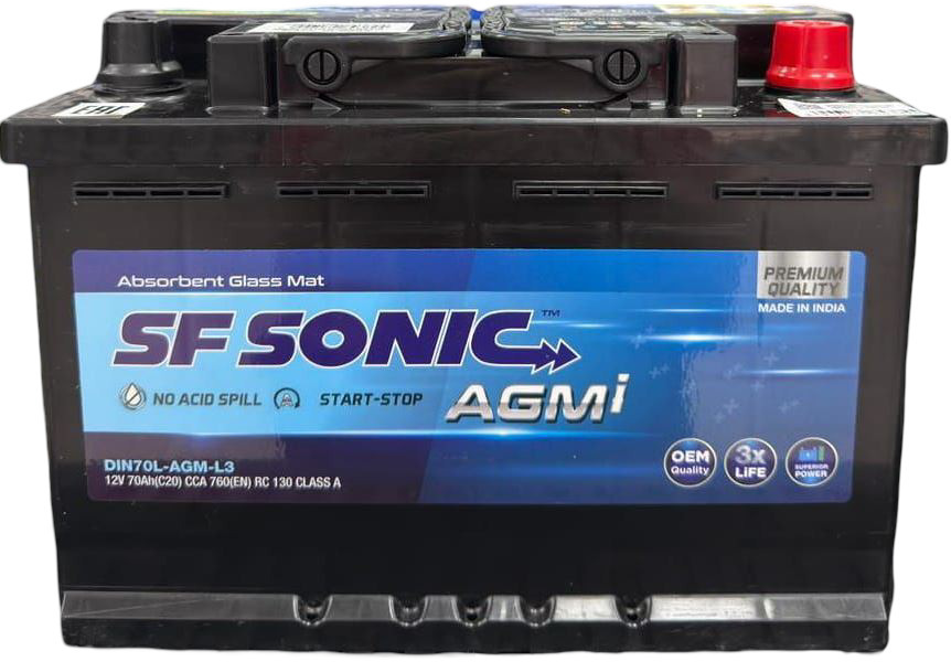 Аккумулятор SF Sonic AGM DIN70L