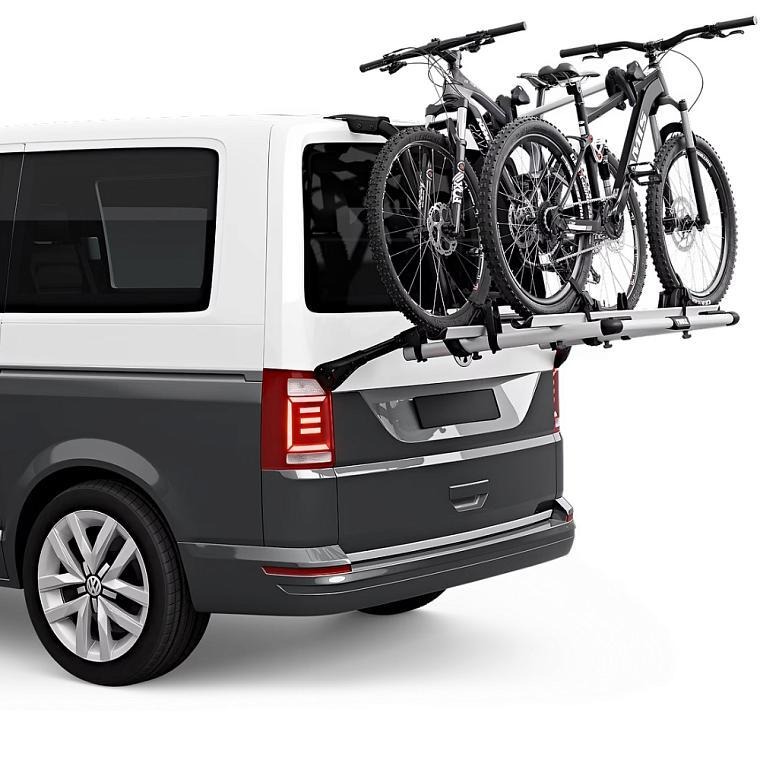 Велокрепление на заднюю дверь для двух велосипедов WanderWay 2B для Volkswagen T6 фото 3