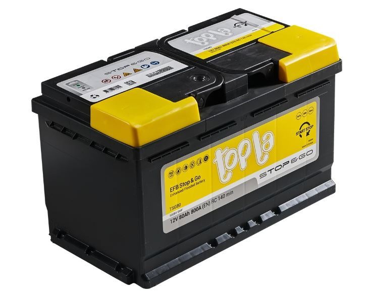 Аккумулятор Topla EFB Stop&Go TSG80