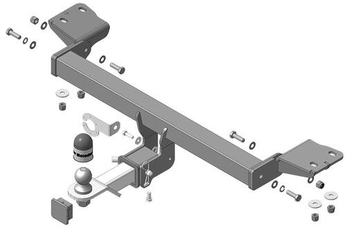 Фаркоп Motodor с оцинкованным шаром для Haval H7 (2 поколение)